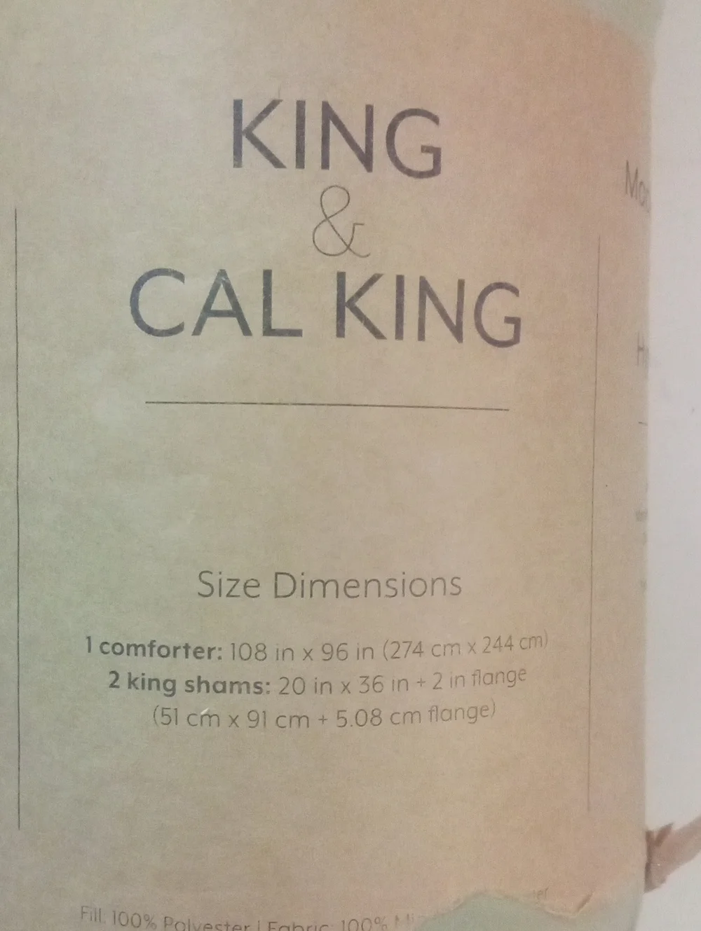 King/ Cali King Reversible Down Alternative Comforter Set  NWT $199.9 Sage Green